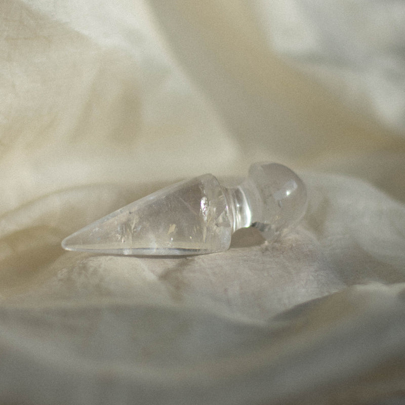 Blue Quartz Crystal Anal Plug