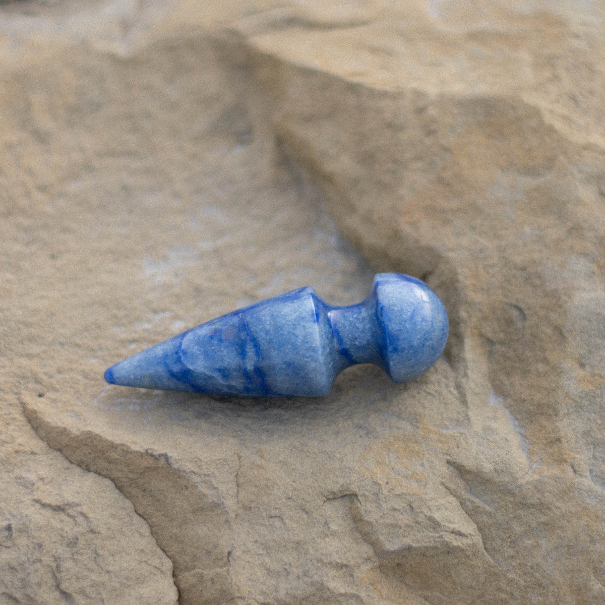 blue quartz butt plug for women