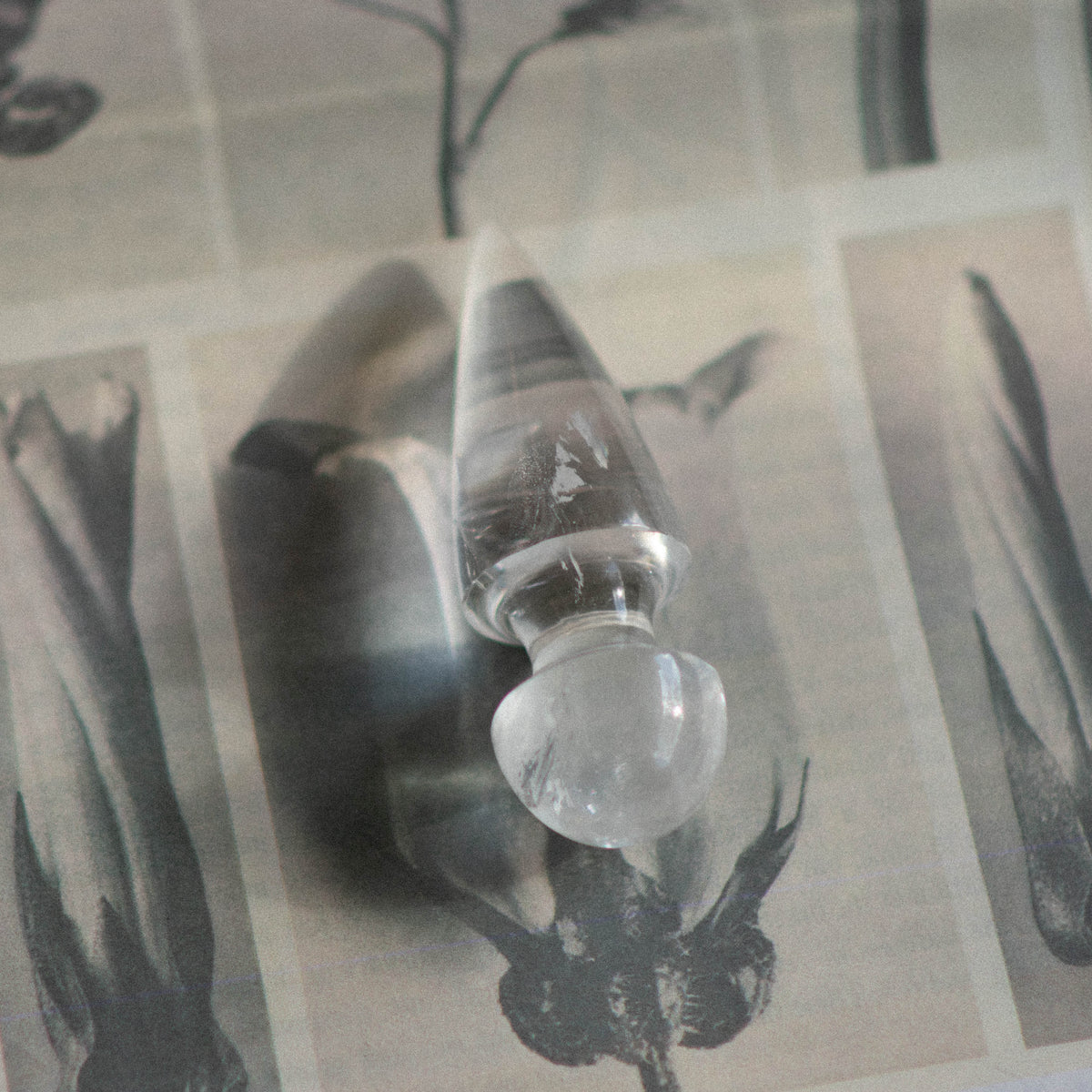 clear quartz butt plug