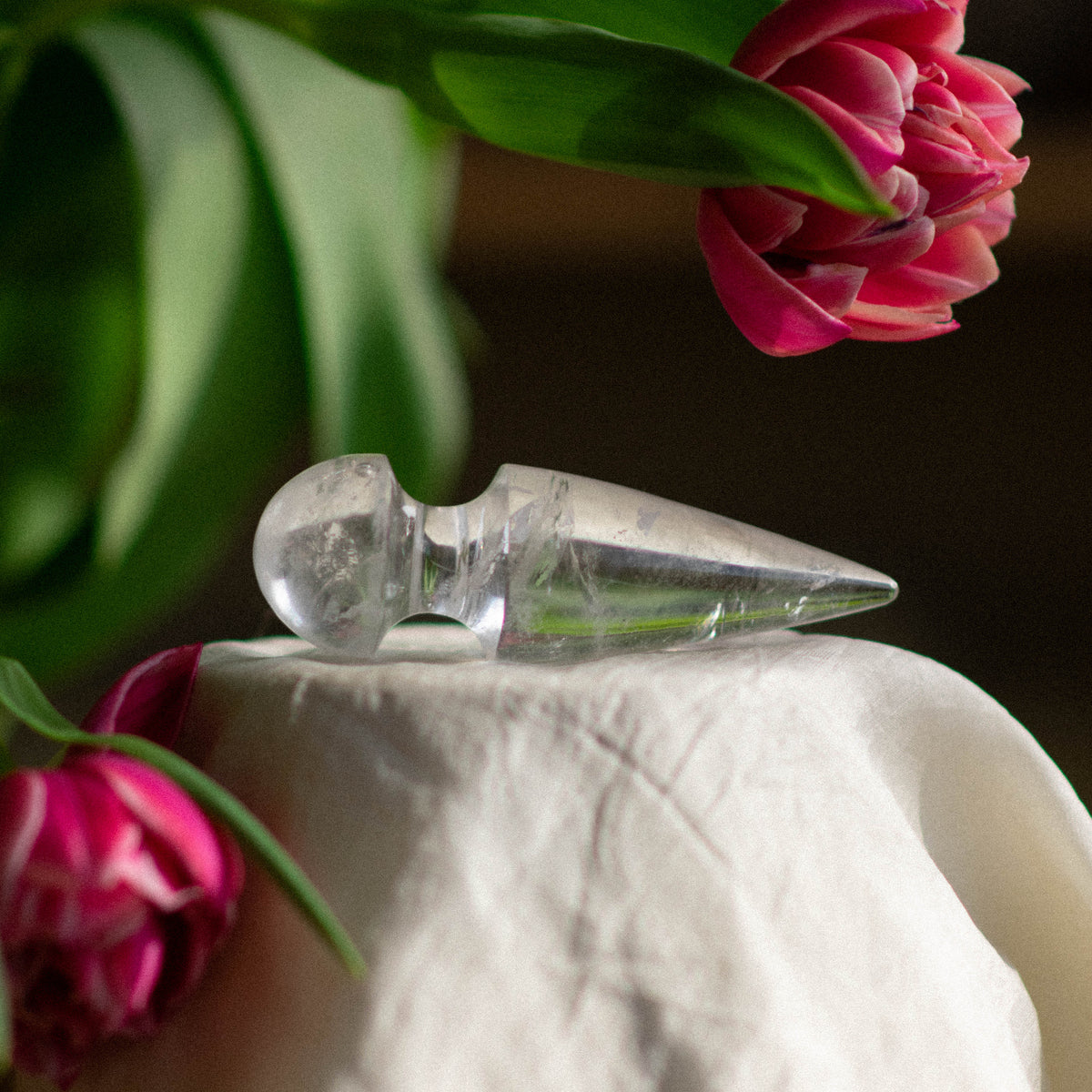 clear quartz butt plug