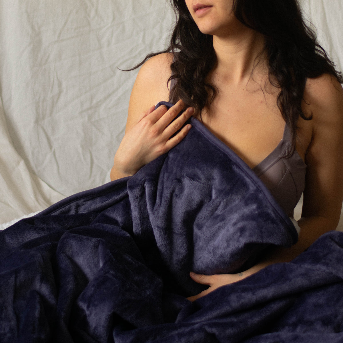 Free Bleed® Period & Sex Blanket – Plum