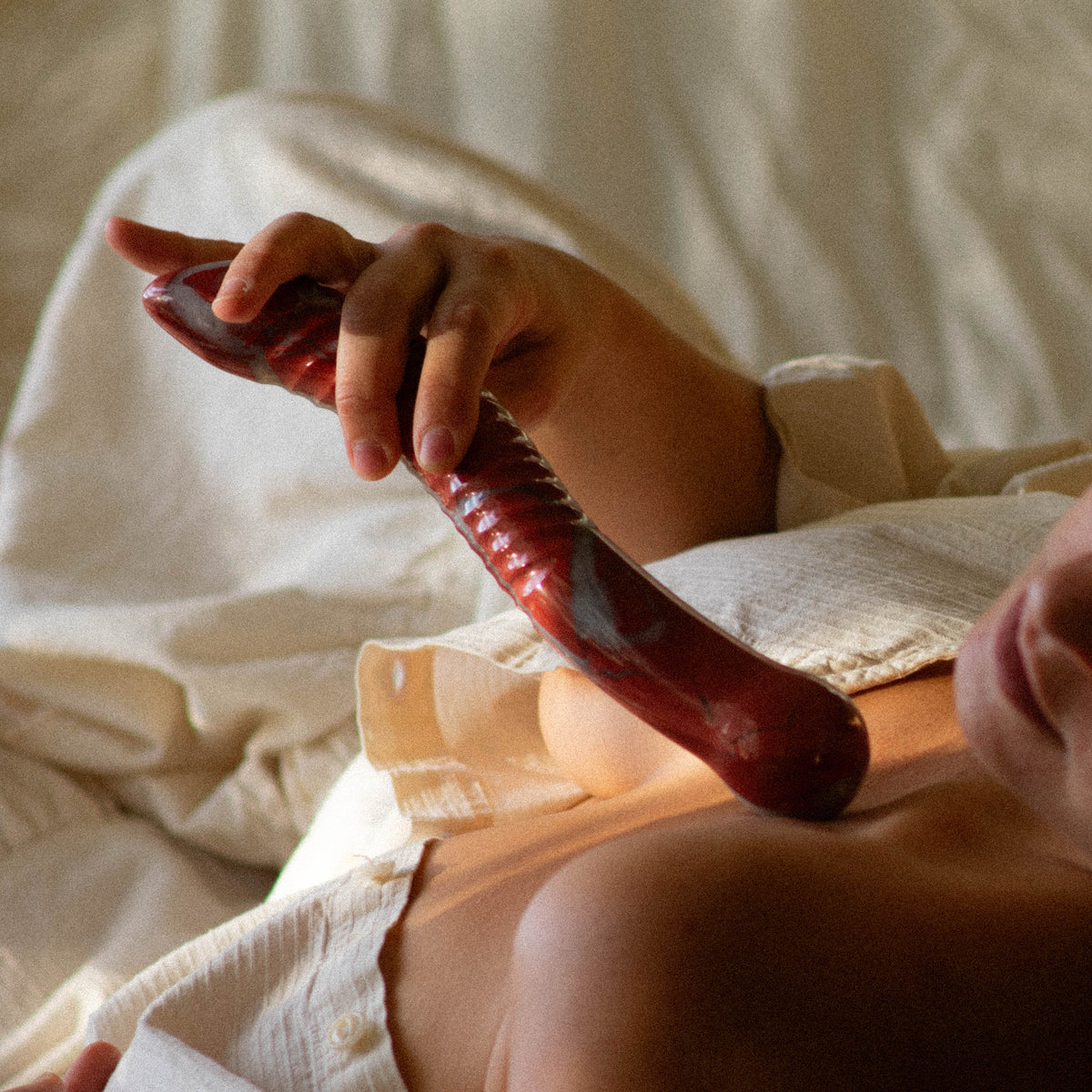 Cervix Wand™ | Red Jasper Crystal Sex Toy
