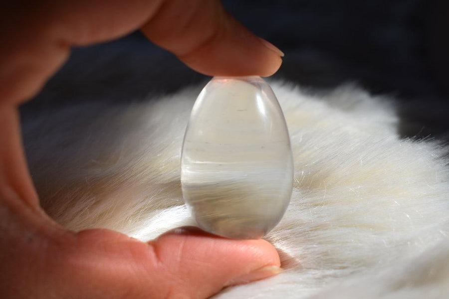 Clear Quartz Yoni Egg - WAANDS™ Crystal Sex Toys