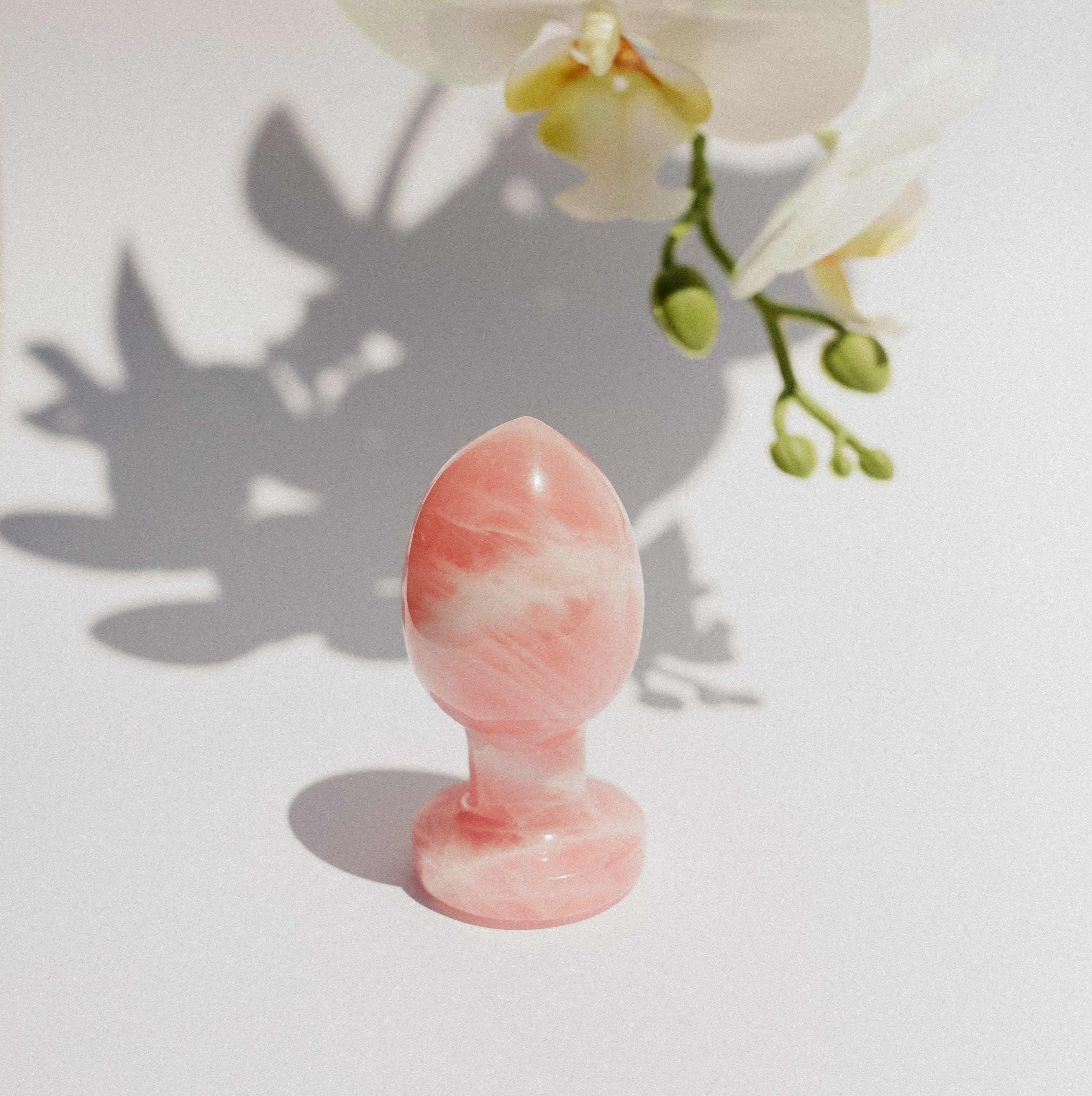 Rose Quartz Crystal Butt Plug - WAANDS Rose Quartz Crystal Butt Plug - WAANDS