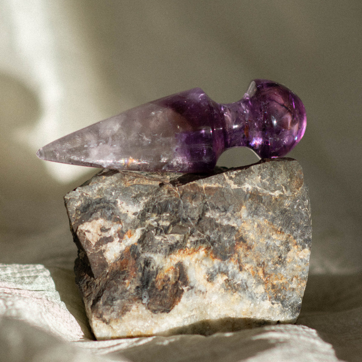 The Spire | Amethyst Crystal Anal Toy