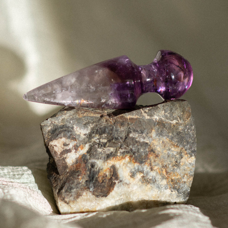 The Spire | Amethyst Crystal Anal Toy
