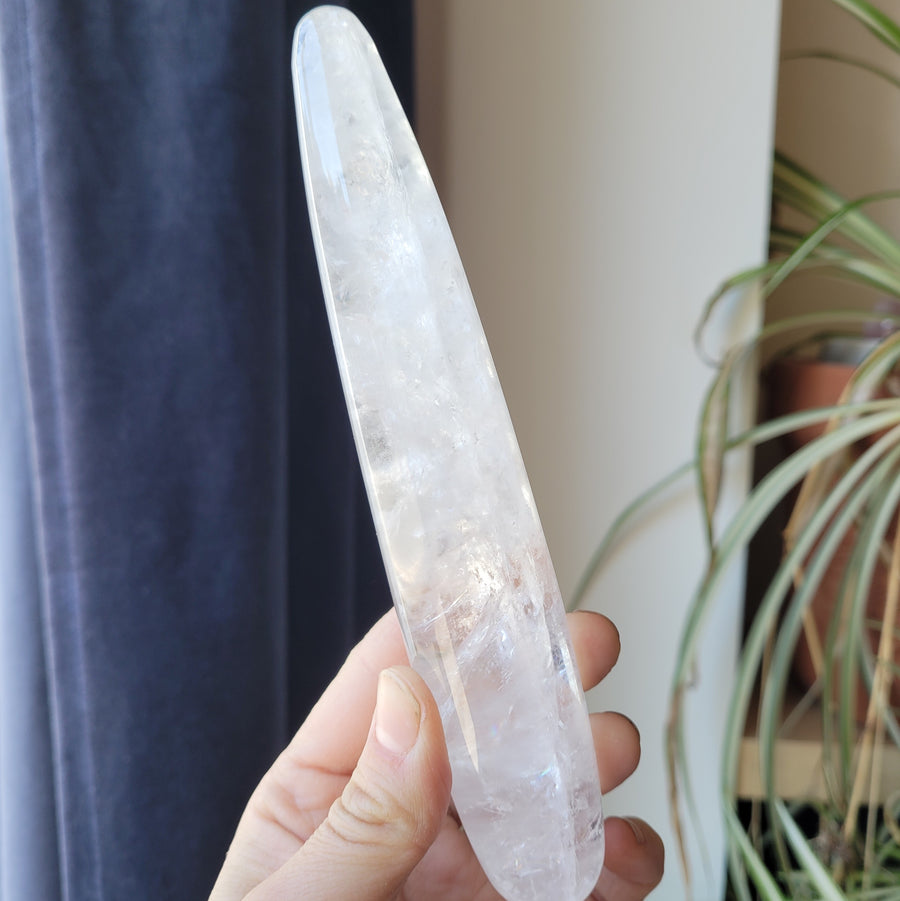 Clear Quartz Pleasure Wand (Imperfect)