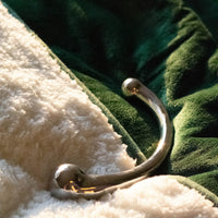 Plush satin period blanket