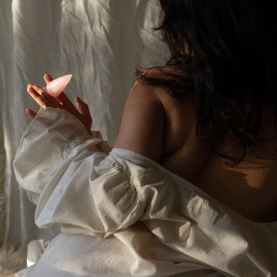 The Spire | Rose Quartz Crystal Butt Plug