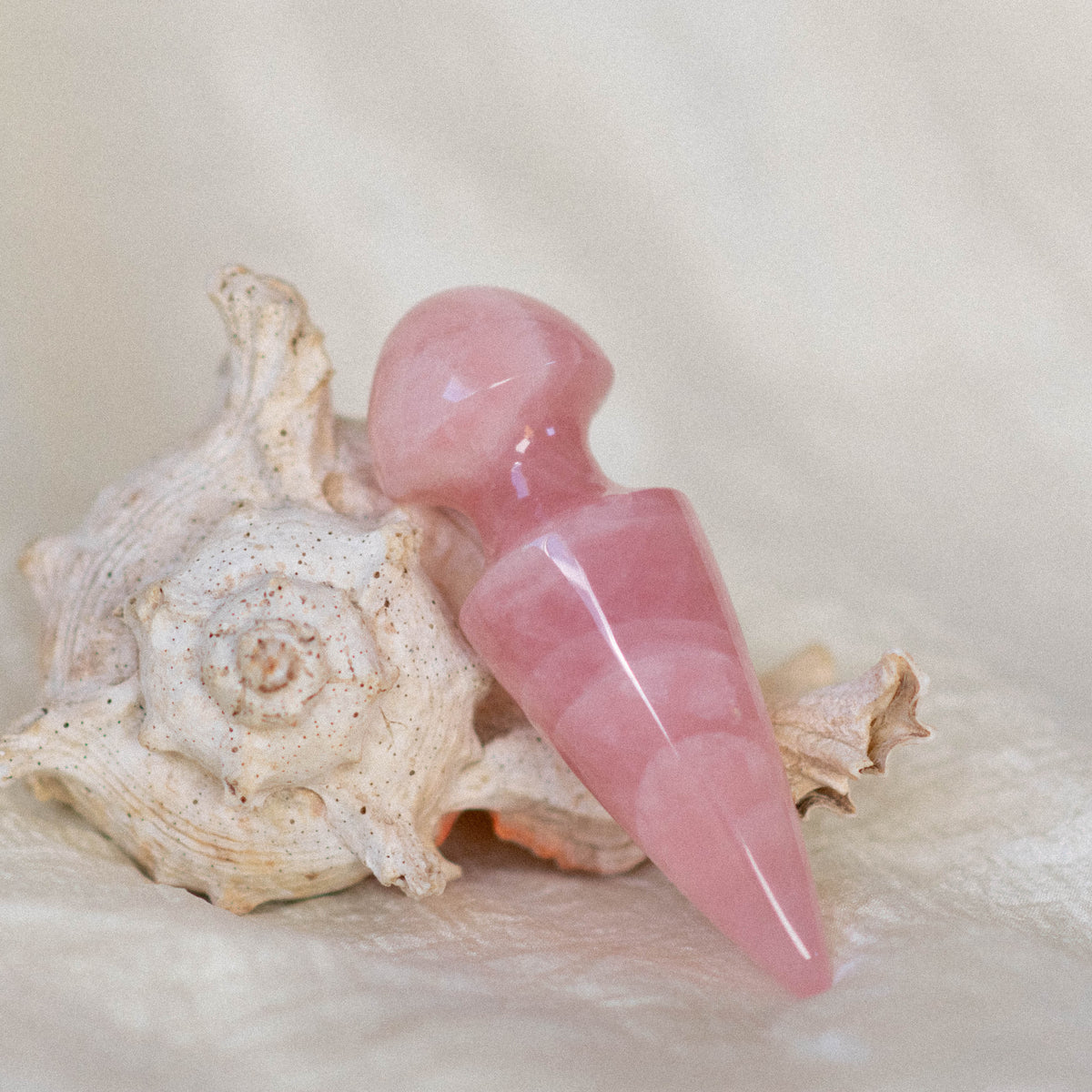 The Spire | Rose Quartz Crystal Butt Plug  WAANDS