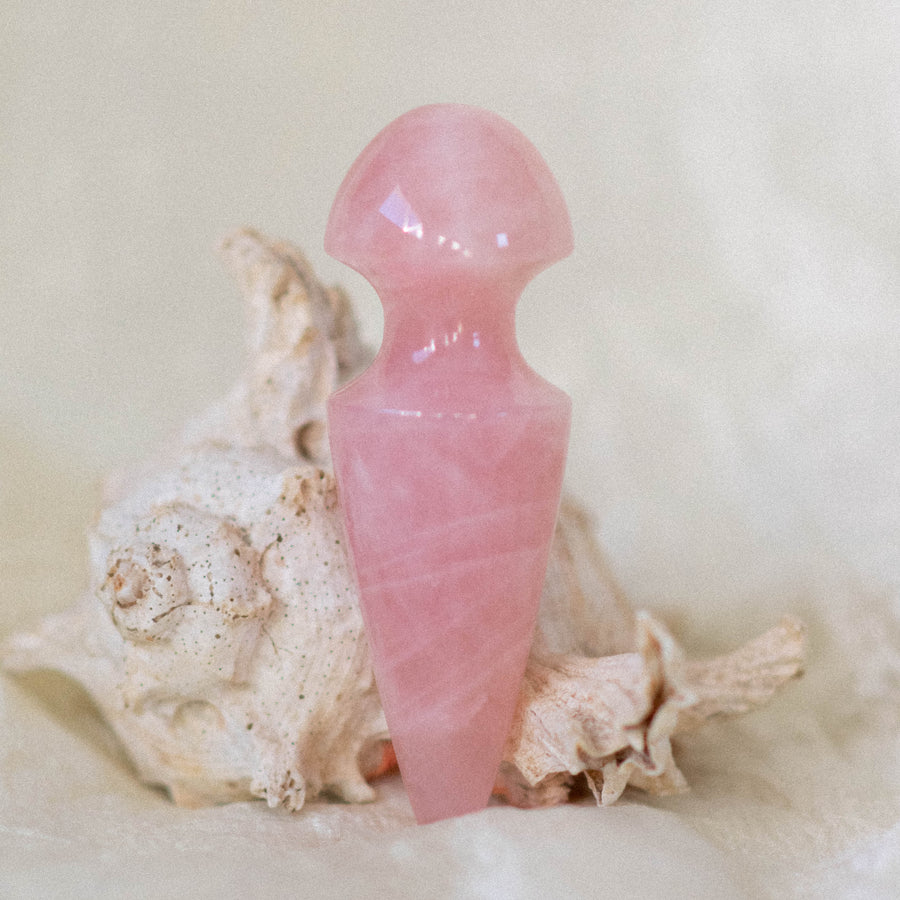 The Spire | Rose Quartz Crystal Butt Plug