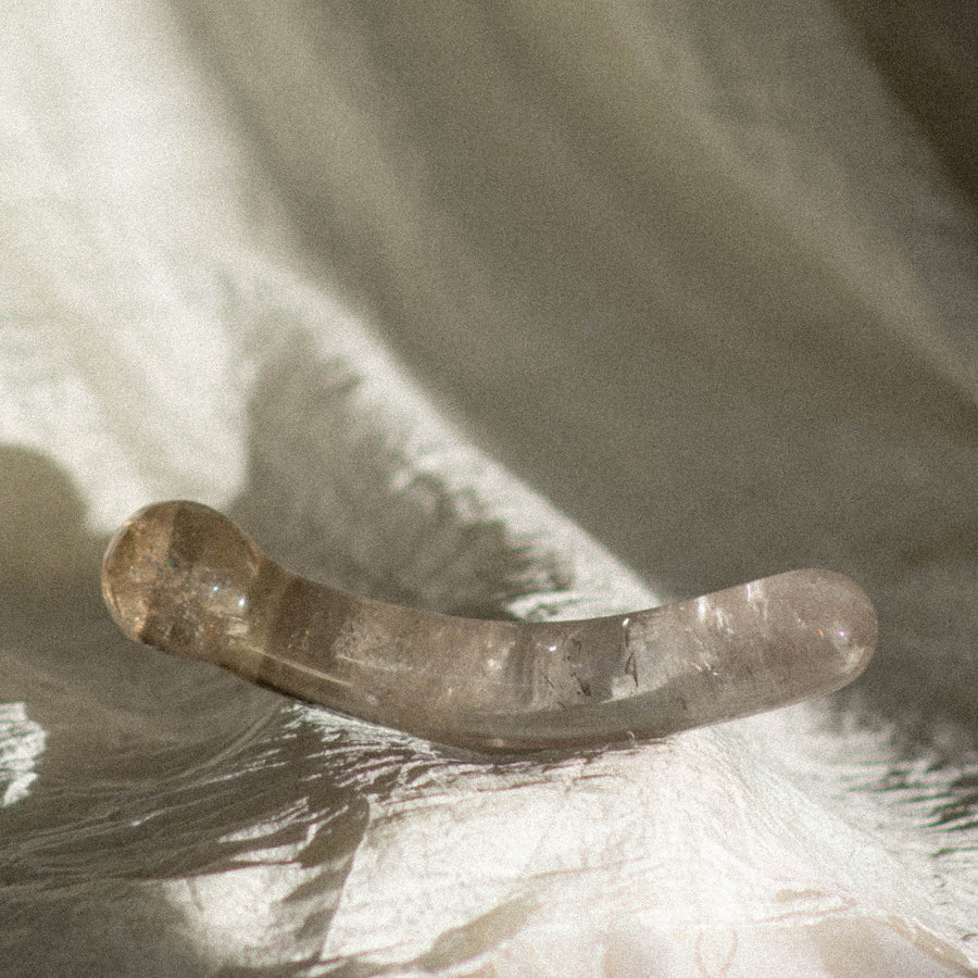 Amrita Wand® | Smoky Quartz Crystal Dildo
