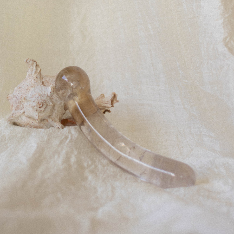 Amrita Wand® | Smoky Quartz Crystal Dildo