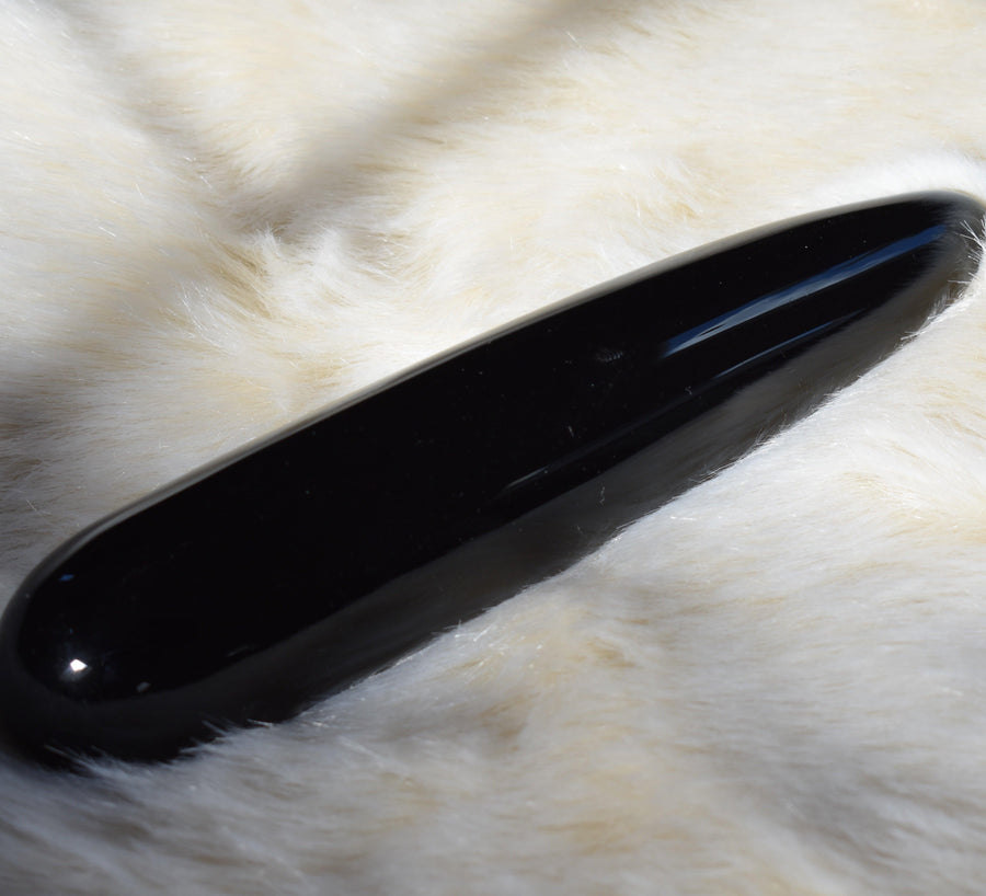 Black Obsidian Pleasure Wand (Imperfect) - WAANDS™ Crystal Sex Toys