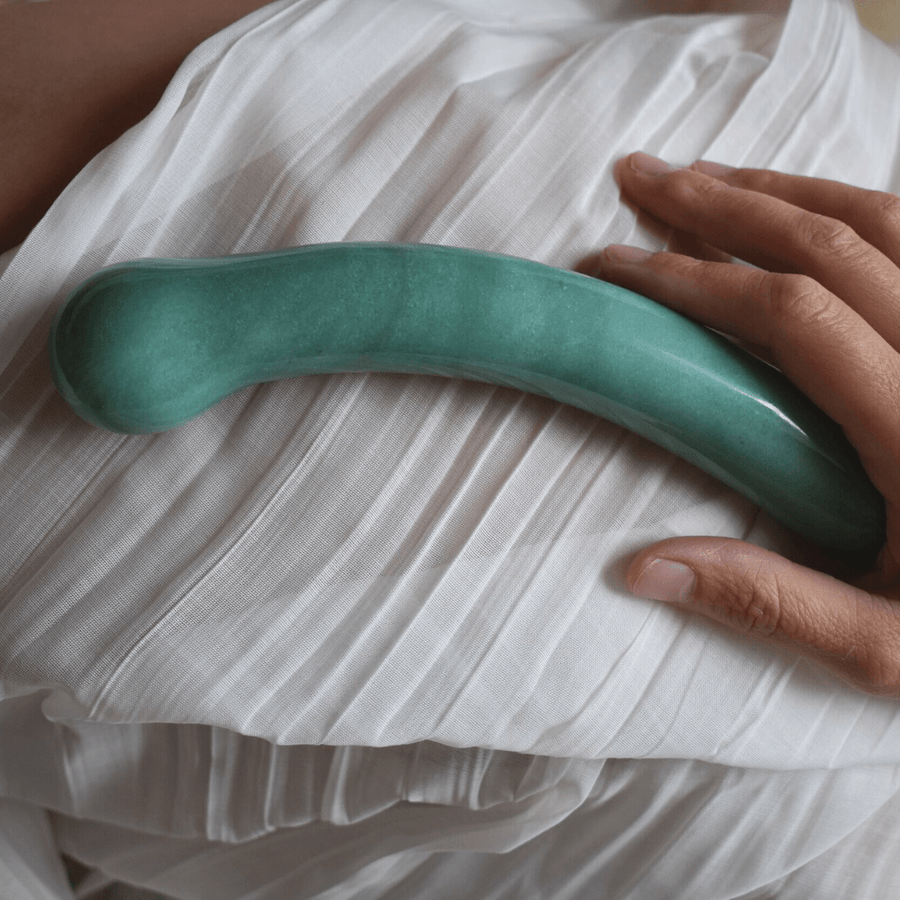 Indian Jade Amrita Wand® (Imperfect) - WAANDS™ Crystal Sex Toys