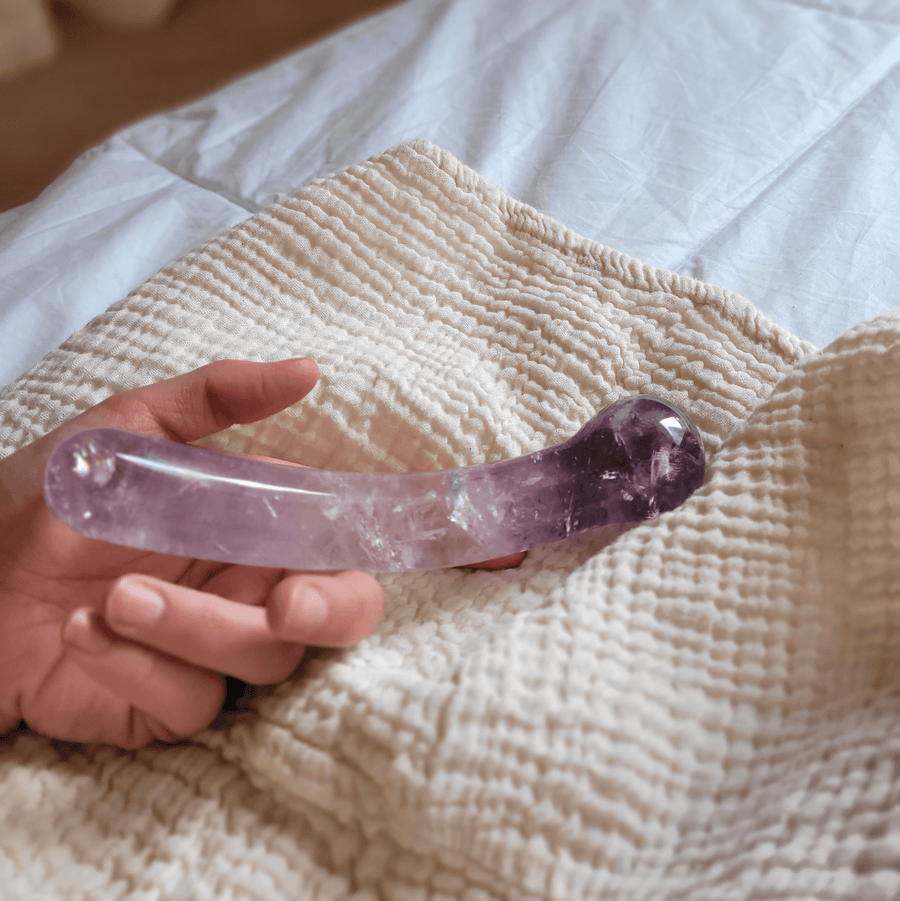 Amethyst Amrita Wand® (LIMITED EDITION) - WAANDS™ Crystal Sex Toys