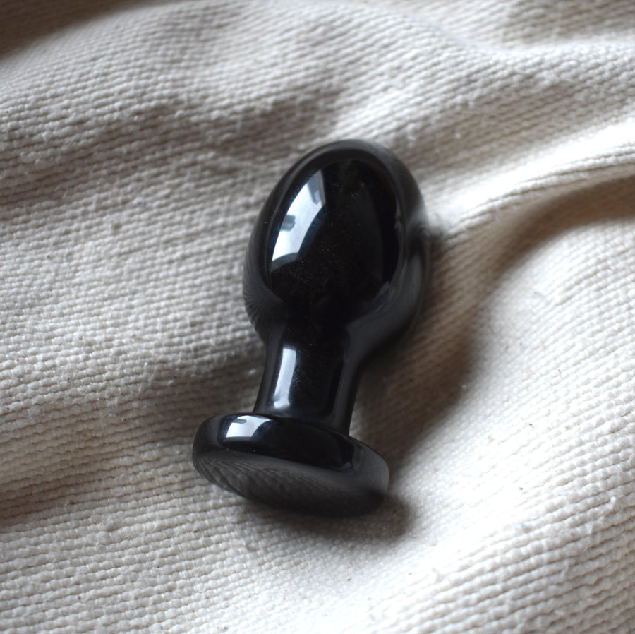 Black Obsidian Butt Plug - WAANDS™ Crystal Sex Toys