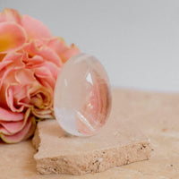 Clear Quartz Yoni Egg - WAANDS™ | Ships globally from Calgary, Canada.