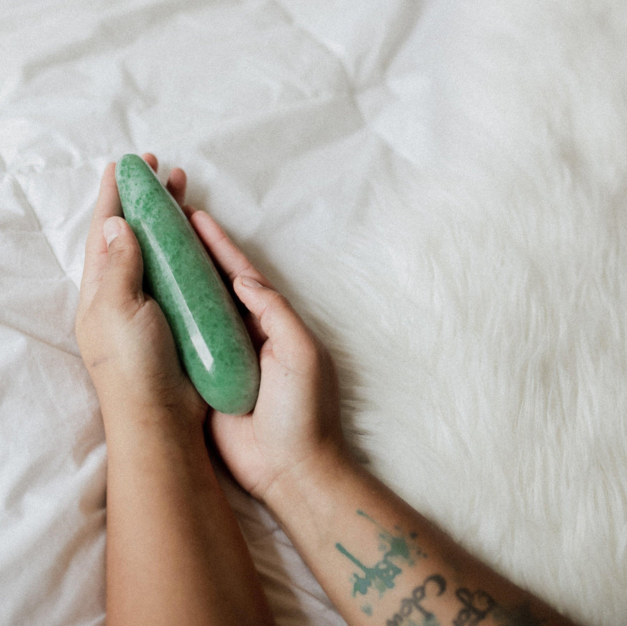 Indian Jade Pleasure Wand - WAANDS™ Crystal Sex Toys