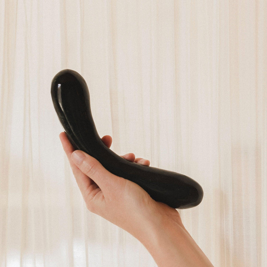 Nephrite Jade Crescent Wand (LIMITED EDITION) - WAANDS™ Crystal Sex Toys