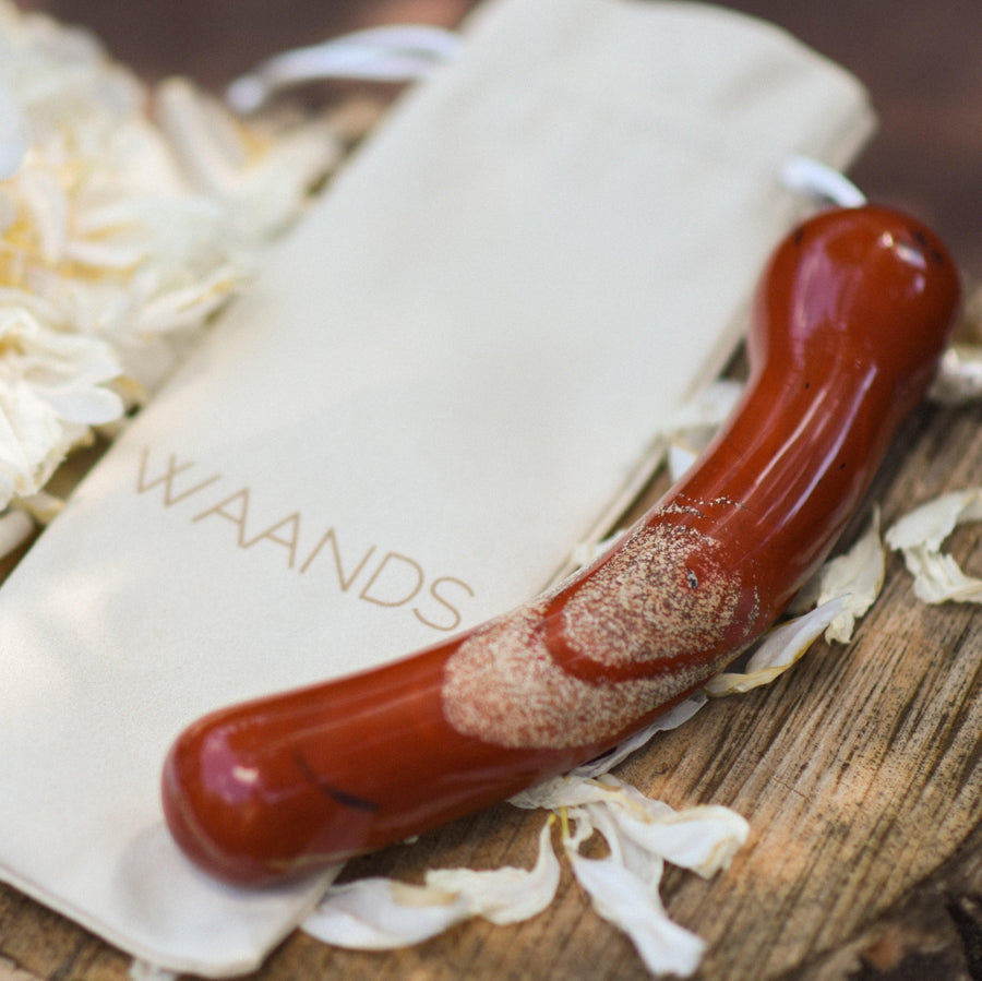 Red Jasper Amrita Wand® (LIMITED EDITION) - WAANDS™ Crystal Sex Toys